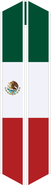 Mexico Flag Stole