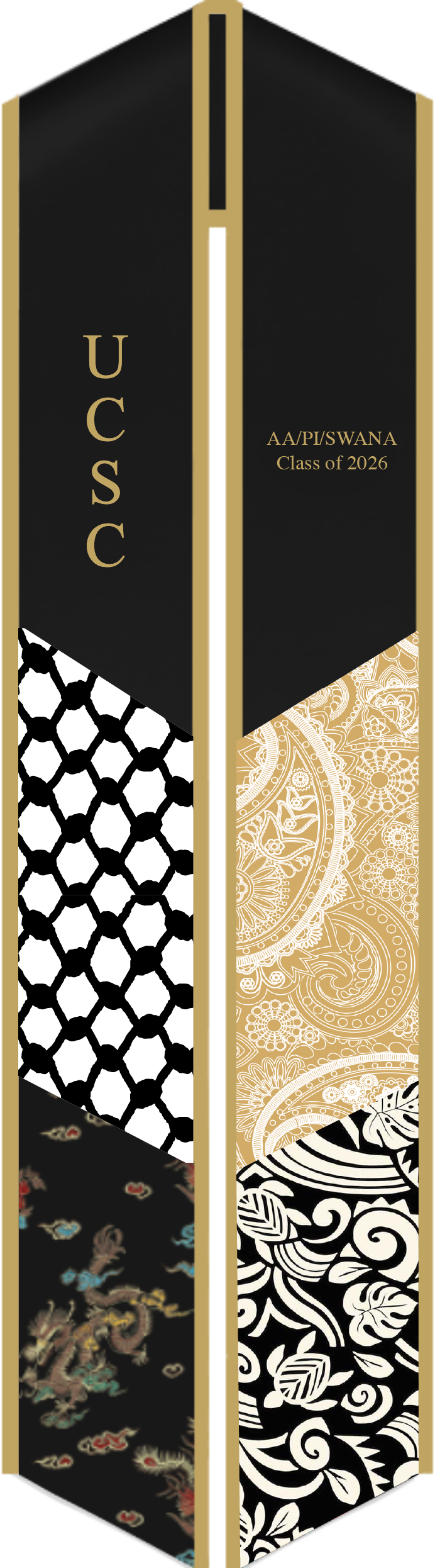 UCSC Dual Tip Stole 2026