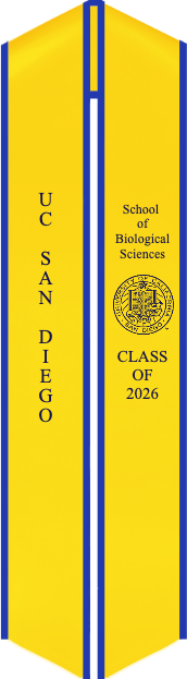 UCSD Biology 2026 Stole